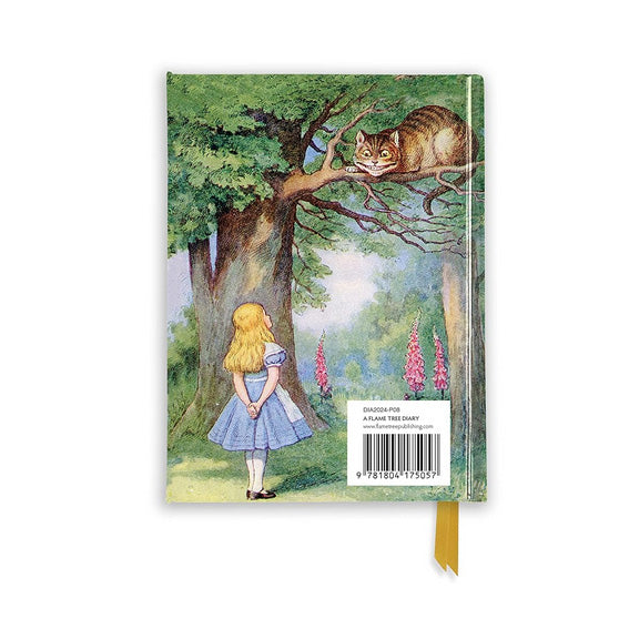 Alice & the Cheshire Cat 2024 Luxury Pocket Diary - Week to View