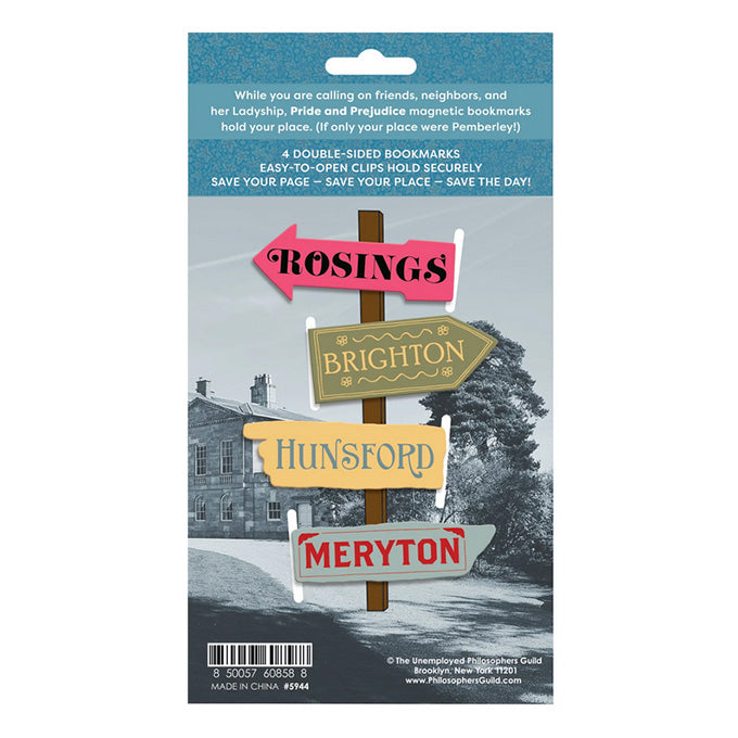 Pride and Prejudice Literary Places Bookmark Set