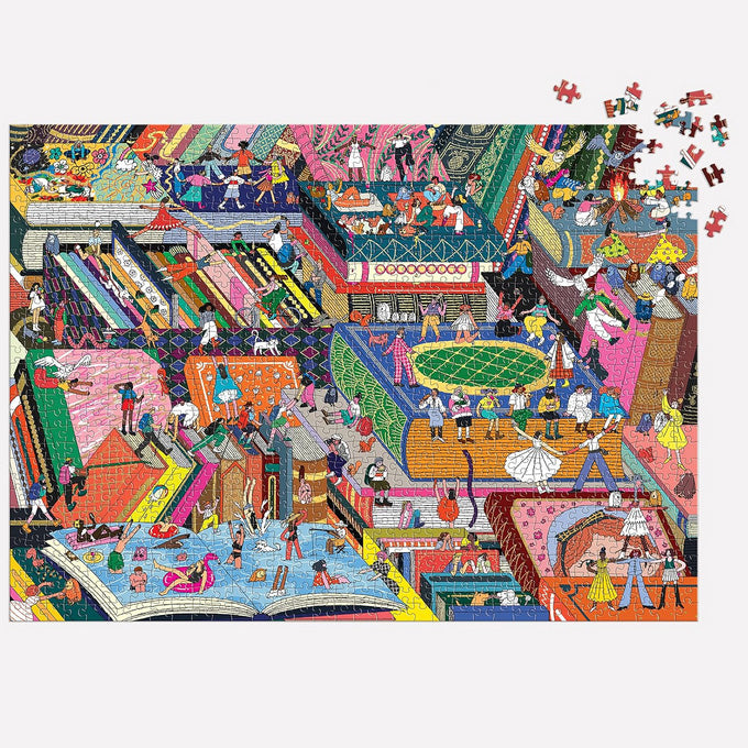 Novel Neighborhood 1000 Piece Foil Puzzle