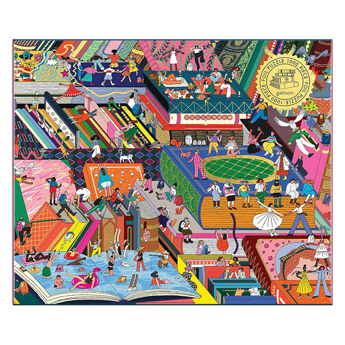 Novel Neighborhood 1000 Piece Foil Puzzle