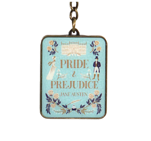 Pride and Prejudice Jane Austen Keyring