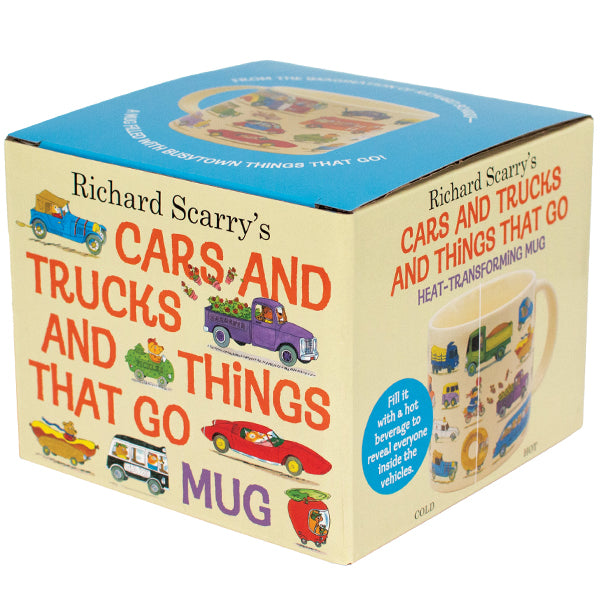 Richard Scarry Cars and Trucks Heat Transforming Mug