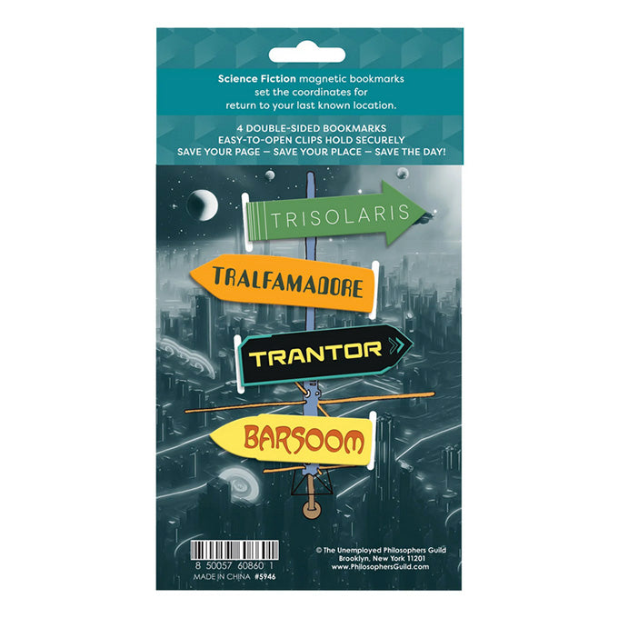 Science Fiction Literary Places Bookmark Set