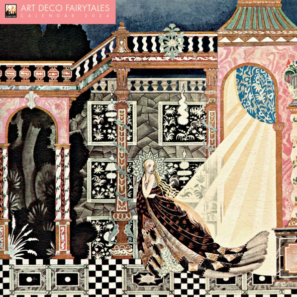 Art Deco Fairytales Wall Calendar 2024