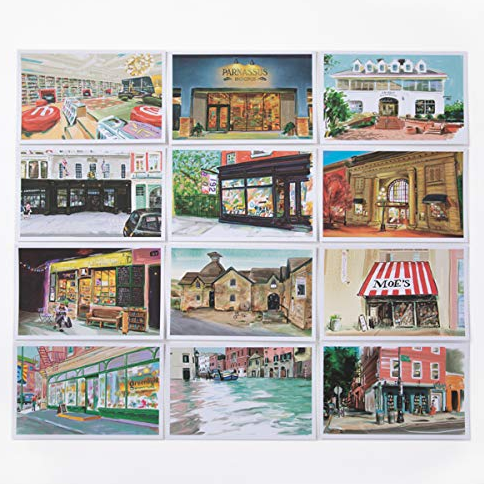 The World's Greatest Bookstores: 100 Postcards
