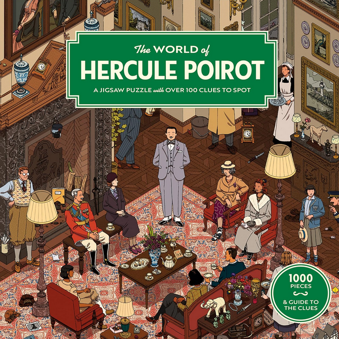 The World of Hercule Poirot 1000-Piece Jigsaw Puzzle