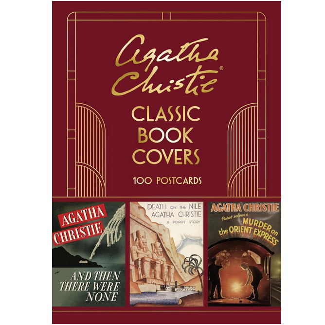 Agatha Christie Classic Book Covers 100 Postcards