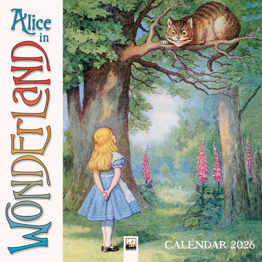 Alice in Wonderland 2026 Wall Calendar