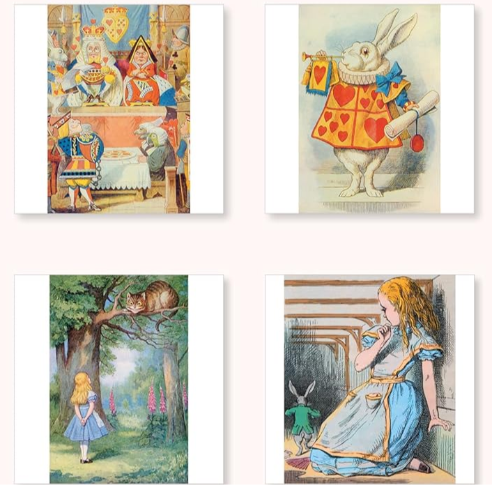 Alice in Wonderland 2026 Wall Calendar