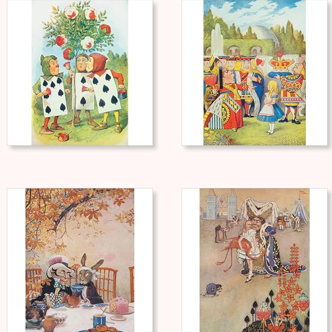 Alice in Wonderland 2026 Wall Calendar