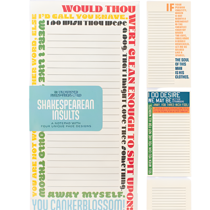 Shakespearean Insults Notepad