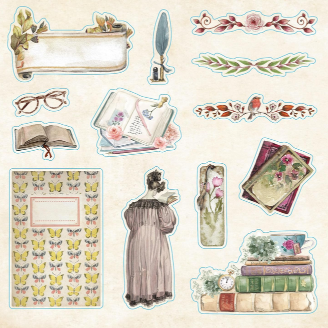 Bibliophilia Ephemera Sticker Book