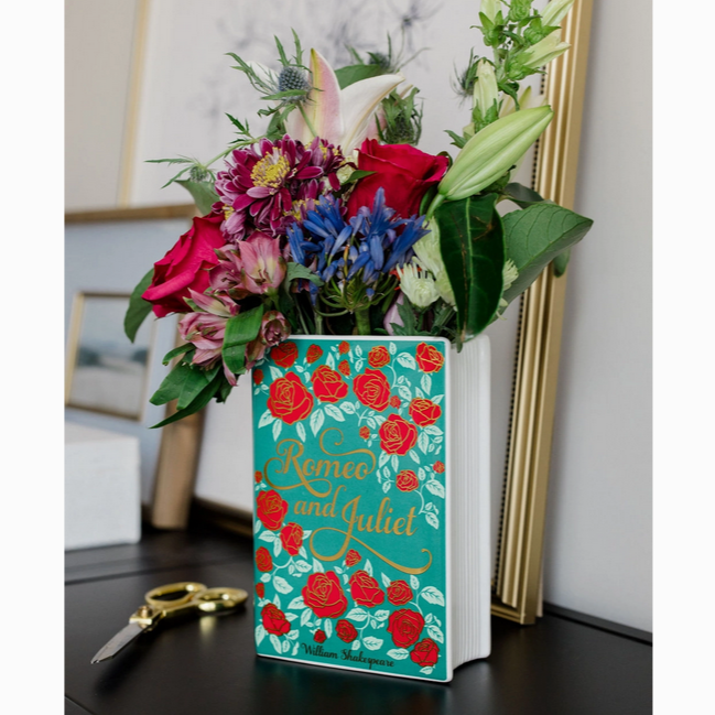 Romeo and Juliet Book Vase