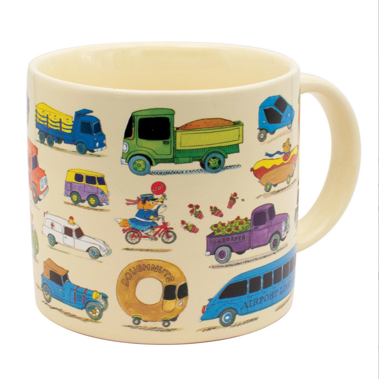 Richard Scarry Cars and Trucks Heat Transforming Mug