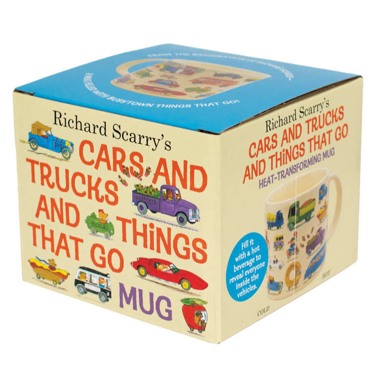 Richard Scarry Cars and Trucks Heat Transforming Mug