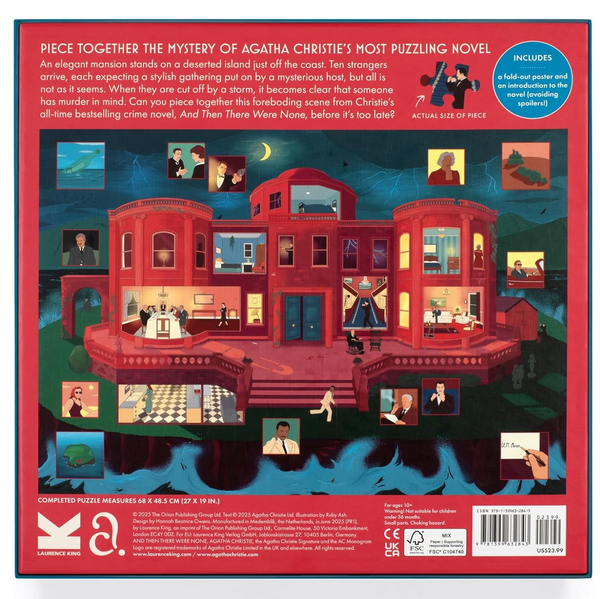Agatha Christie - And Then There Were None 1000-Piece Jigsaw Puzzle