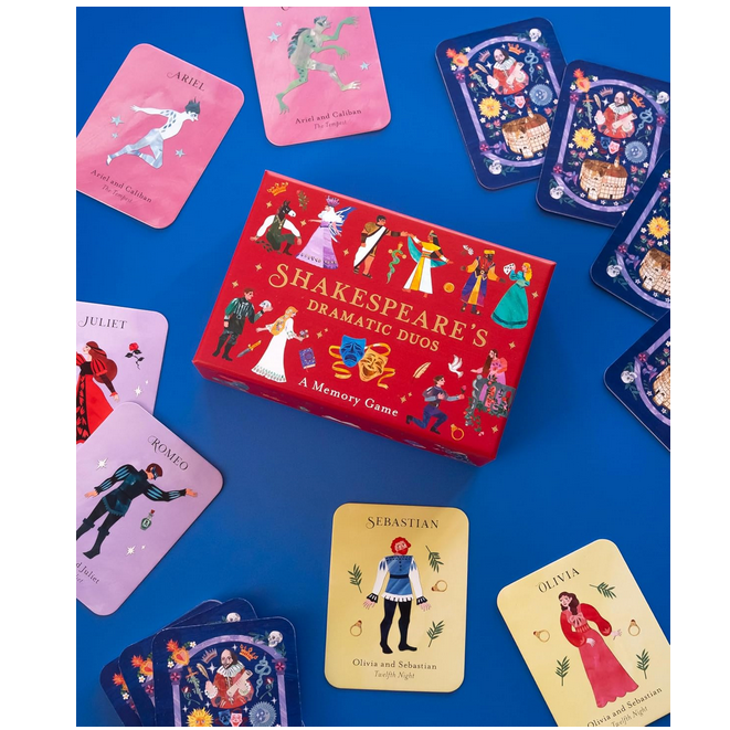 Shakespeare's Dramatic Duos Memory Game