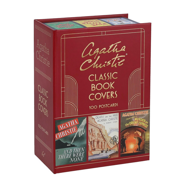 Agatha Christie Classic Book Covers 100 Postcards
