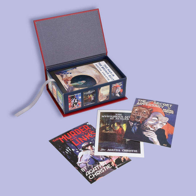 Agatha Christie Classic Book Covers 100 Postcards