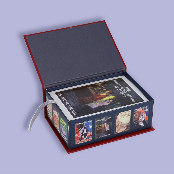 Agatha Christie Classic Book Covers 100 Postcards
