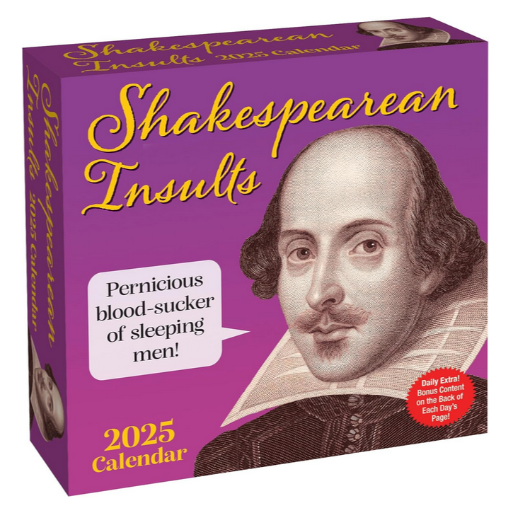 Shakespearean Insults 2025 Page-a-Day Calendar – The Literary Gift