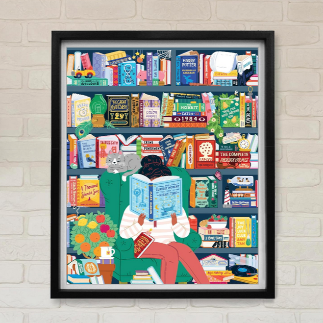 50 Must-Read Books of the World Bucket List 1000-Piece Jigsaw Puzzle