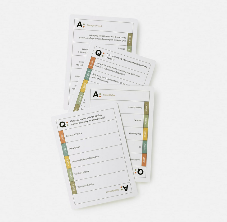 Literary Listblitz : A Trivia Game Where You List to Win