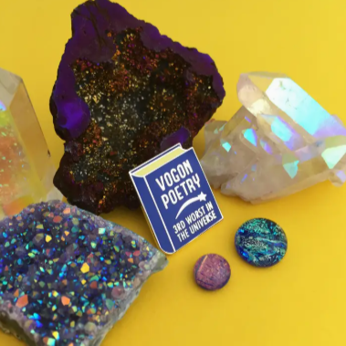 Vogon Poetry Enamel Pin