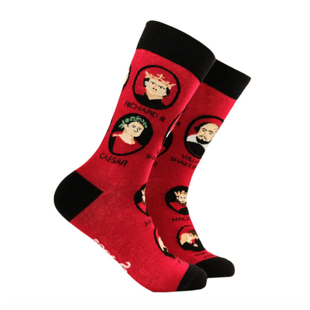 Shakespeare Characters Socks