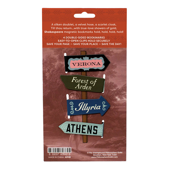 Shakespeare Literary Places Bookmark Set