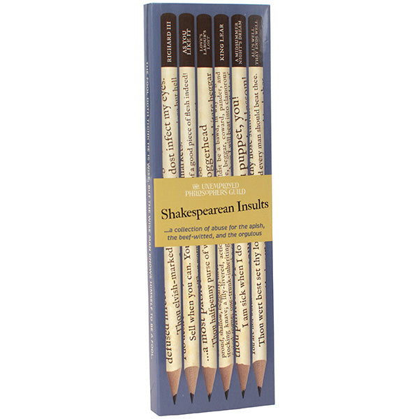 Shakespearean Insults Pencil Set