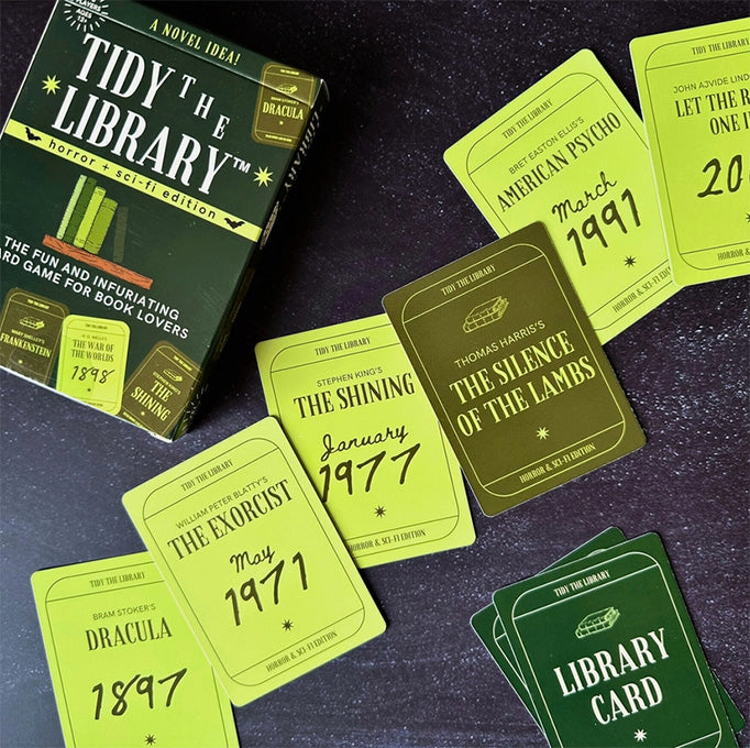 Tidy the Library Card Game - Horror and Sci-Fi Edition