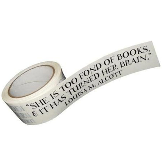 She Is Too Fond of Books Tape