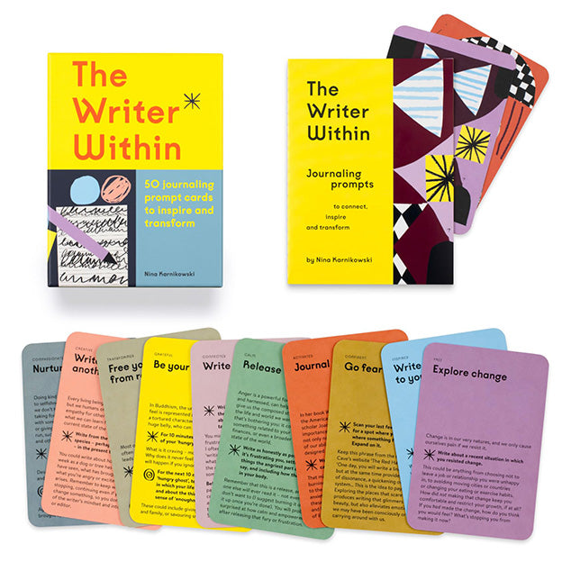 The Writer Within: 50 Journaling Prompt Cards to Inspire and Transform