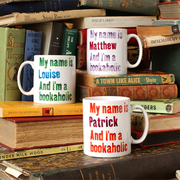 Personalised Bookaholic Mug