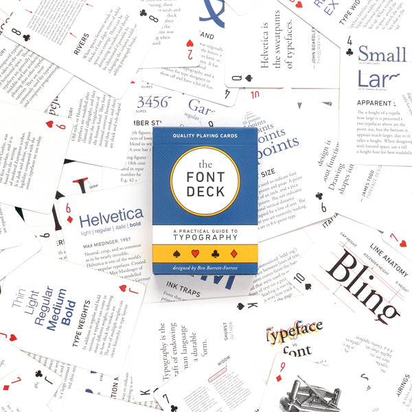 The Font Deck Playing Cards