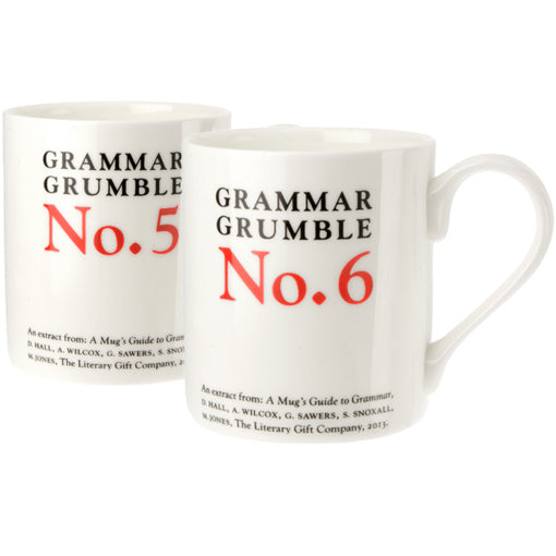 Grammar Grumble Mugs Set