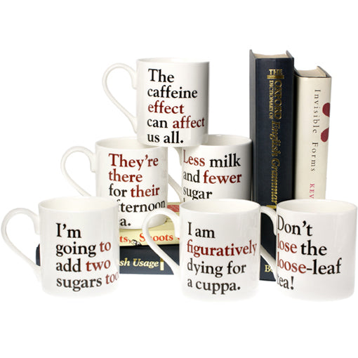 Grammar Grumble Mugs Set