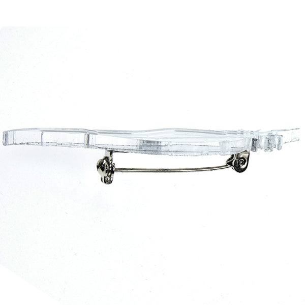 Quill Pen Brooch Silver