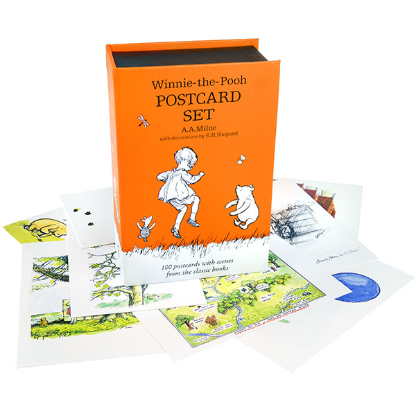 Winnie-the-Pooh Postcard Set Featuring EH Shephard