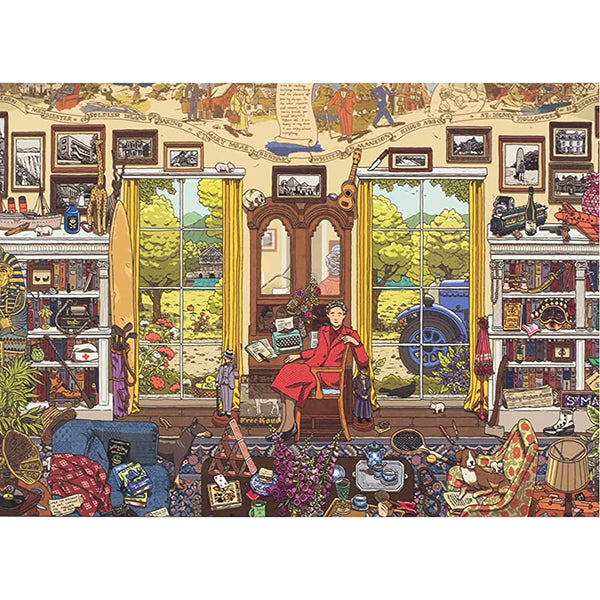 The World of Agatha Christie 1000-Piece Jigsaw Puzzle
