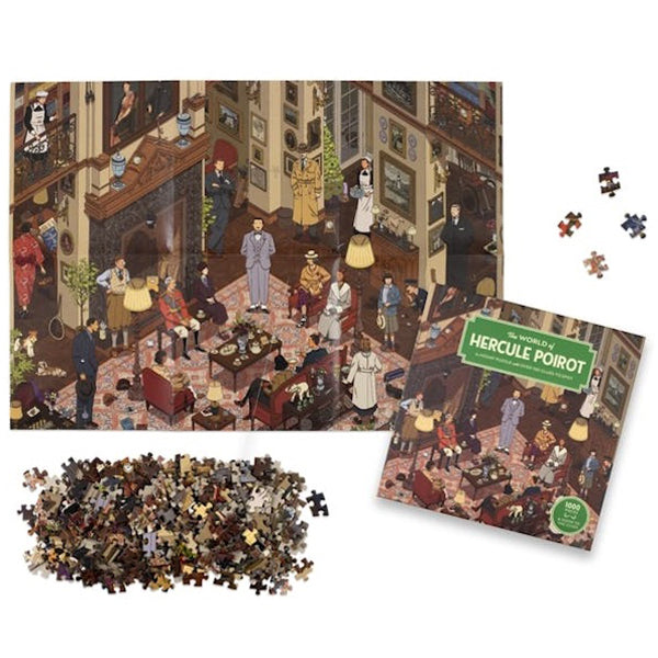 The World of Hercule Poirot 1000-Piece Jigsaw Puzzle