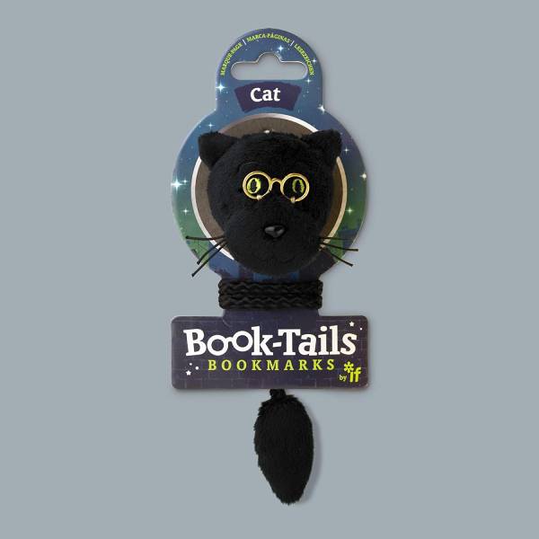 Book-Tails Bookmark - Black Cat