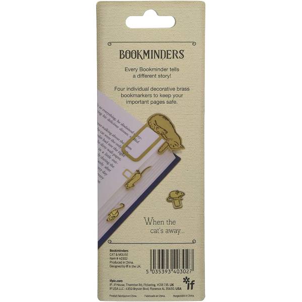 Bookminders Page Markers - Cat & Mouse