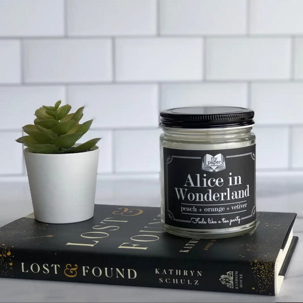 Alice in Wonderland Glass Jar Candle