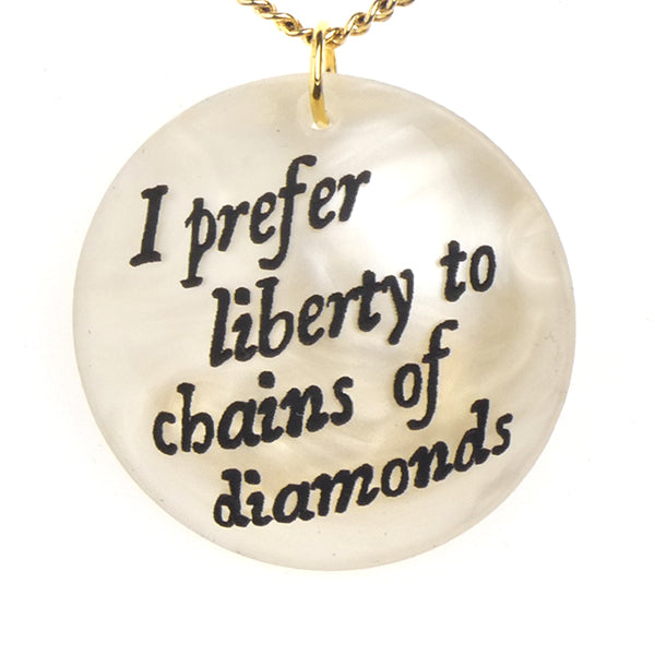 Lady Mary Wortley Montagu Liberty Pearl Pendant