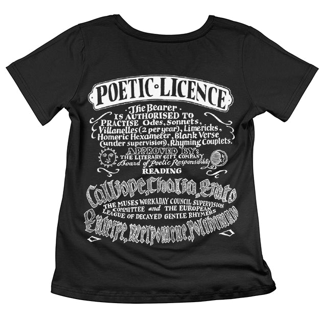 Poetic Licence T-shirt - Choice of Shapes/Styles