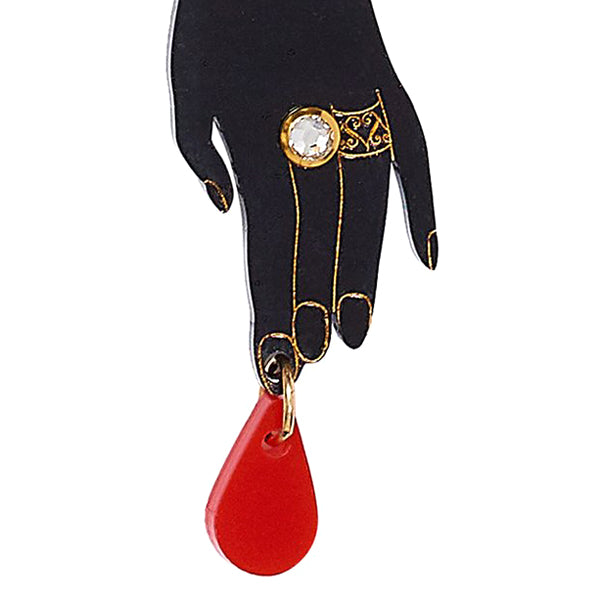 Pricked Finger Earrings