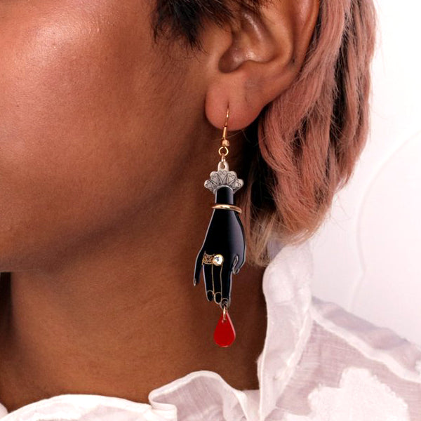 Pricked Finger Earrings