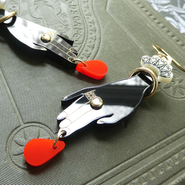 Pricked Finger Earrings